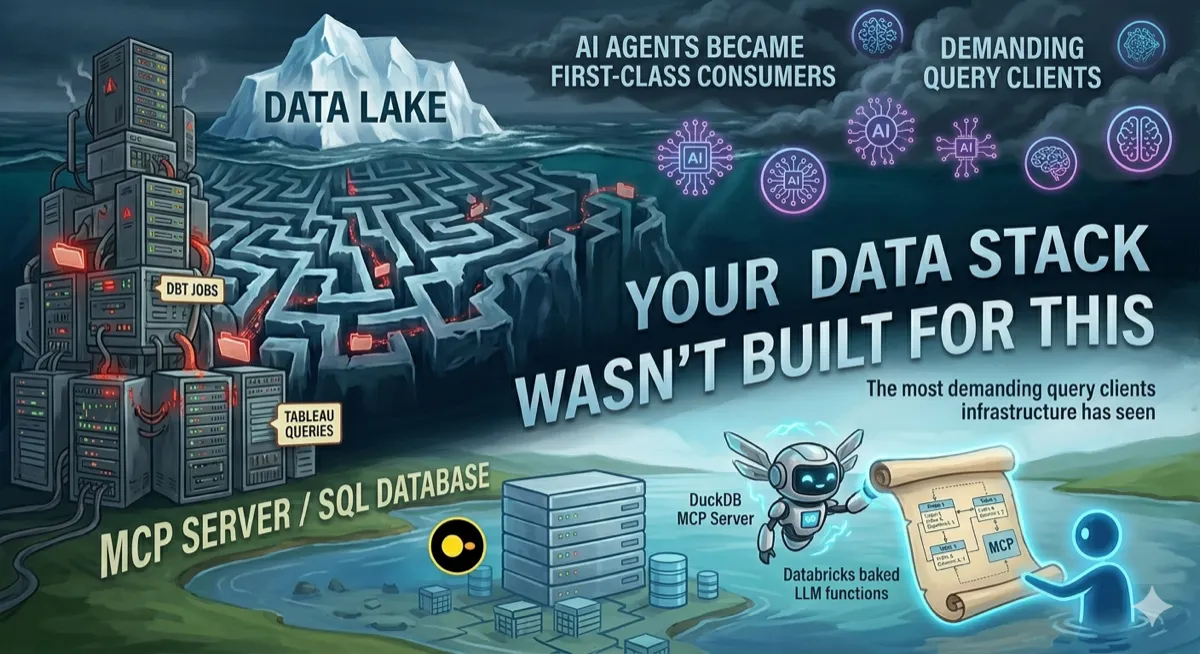 Your Data Stack Wasn't Built for This: Architecting for AI Agents