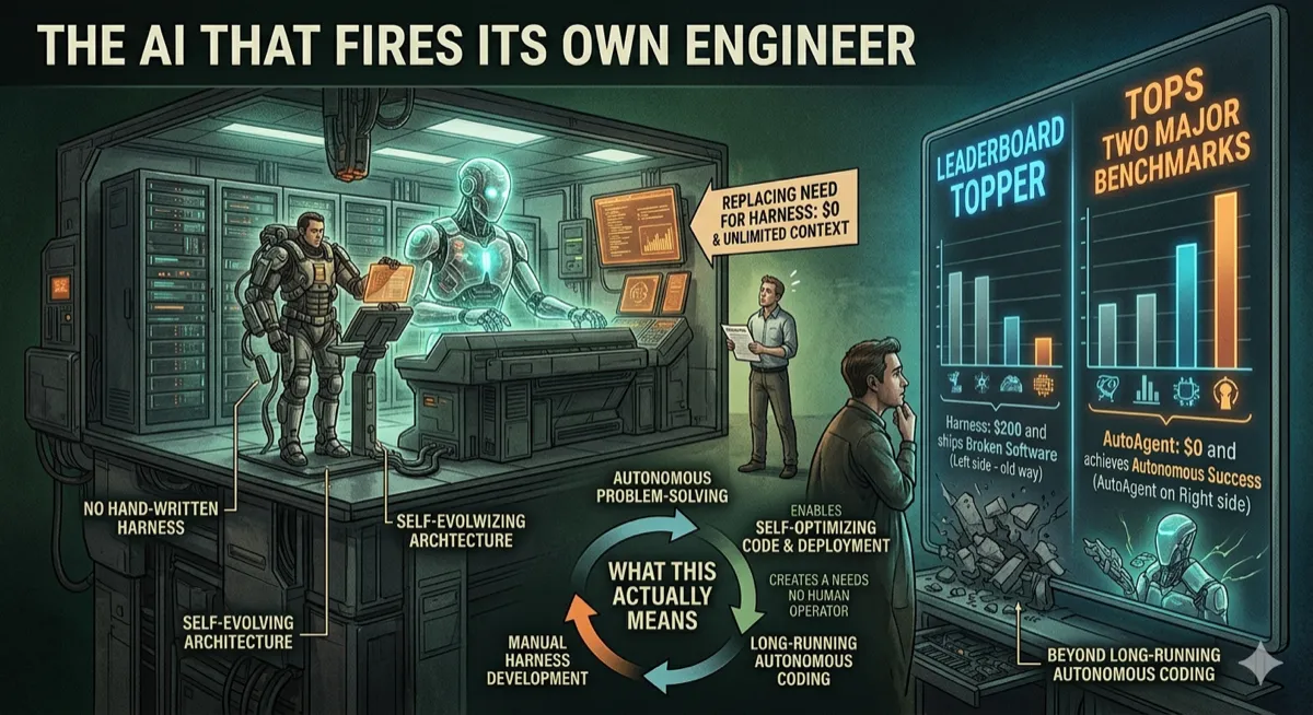 AutoAgent: The AI That Engineers Its Own Harness and Tops Benchmarks