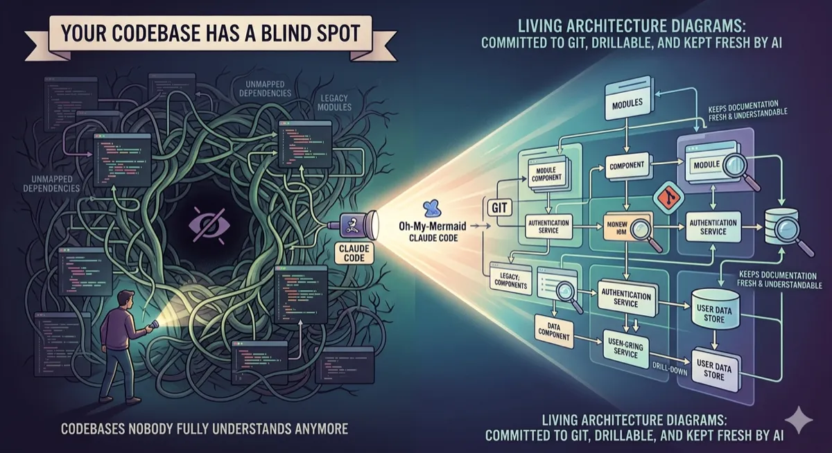 Your Codebase Has a Blind Spot — Oh-My-Mermaid Fixes It