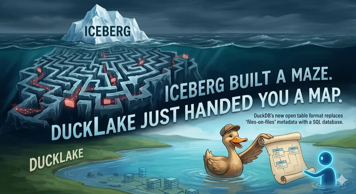 Iceberg Built a Maze. DuckLake Just Handed You a Map.