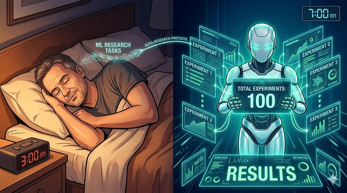 Karpathy Let an AI Agent Do ML Research While He Slept — It Ran 100 Experiments by Morning